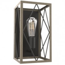 Απλίκα Τοίχου 1xE27 230V Ματ Μαύρο 955VICTOR1W